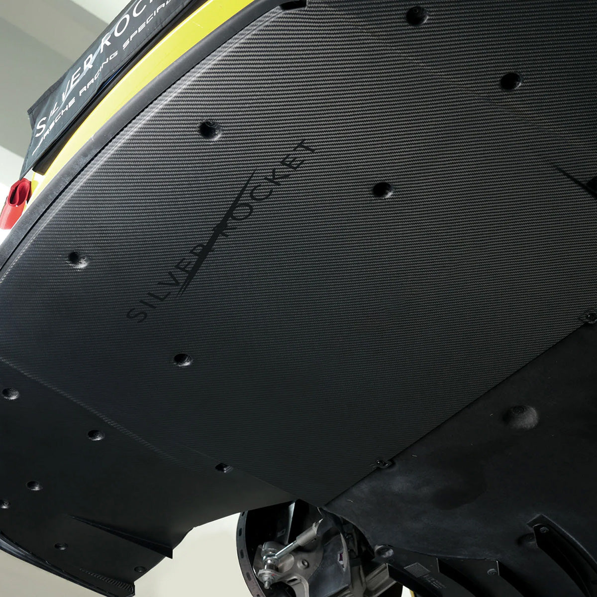 SilverRocket Front Dry Carbon Aeroshield Splitter for GT4 RS