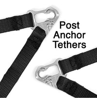 Thumbnail for Simpson Post Anchor Tethers with Black Straps