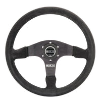 Thumbnail for Sparco Competition R375 suede racing steering wheel 350mm
