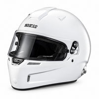Thumbnail for Sparco Air Pro RF-5W White Full-Face Racing Helmet – Snell SA2020 and FIA 8859-2015 Certified with Lightweight Composite Shell and Advanced Ventilation.