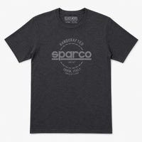 Thumbnail for Sparco charcoal handcrafted graphic t-shirt front view