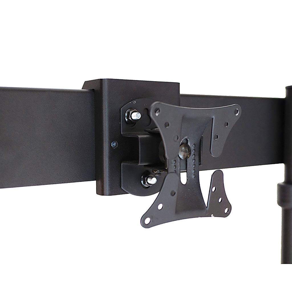 Close-up of Sparco Monitor Stand frame and mounting bracket system