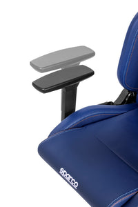 Thumbnail for Close-up of Sparco Gulf Icon Chair adjustable armrest showing motion range and material finish