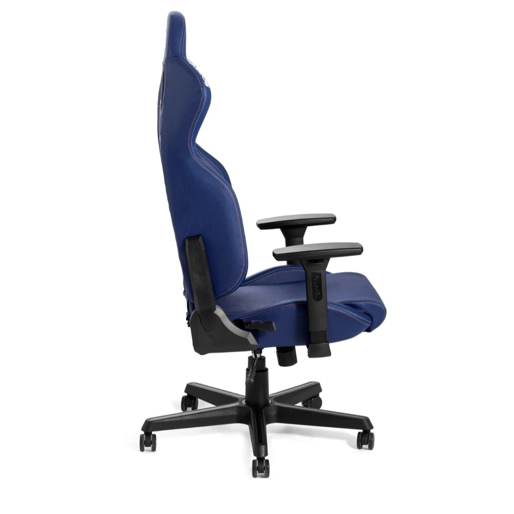 Side profile of Sparco Gulf Icon Chair highlighting ergonomic shape and seat curvature