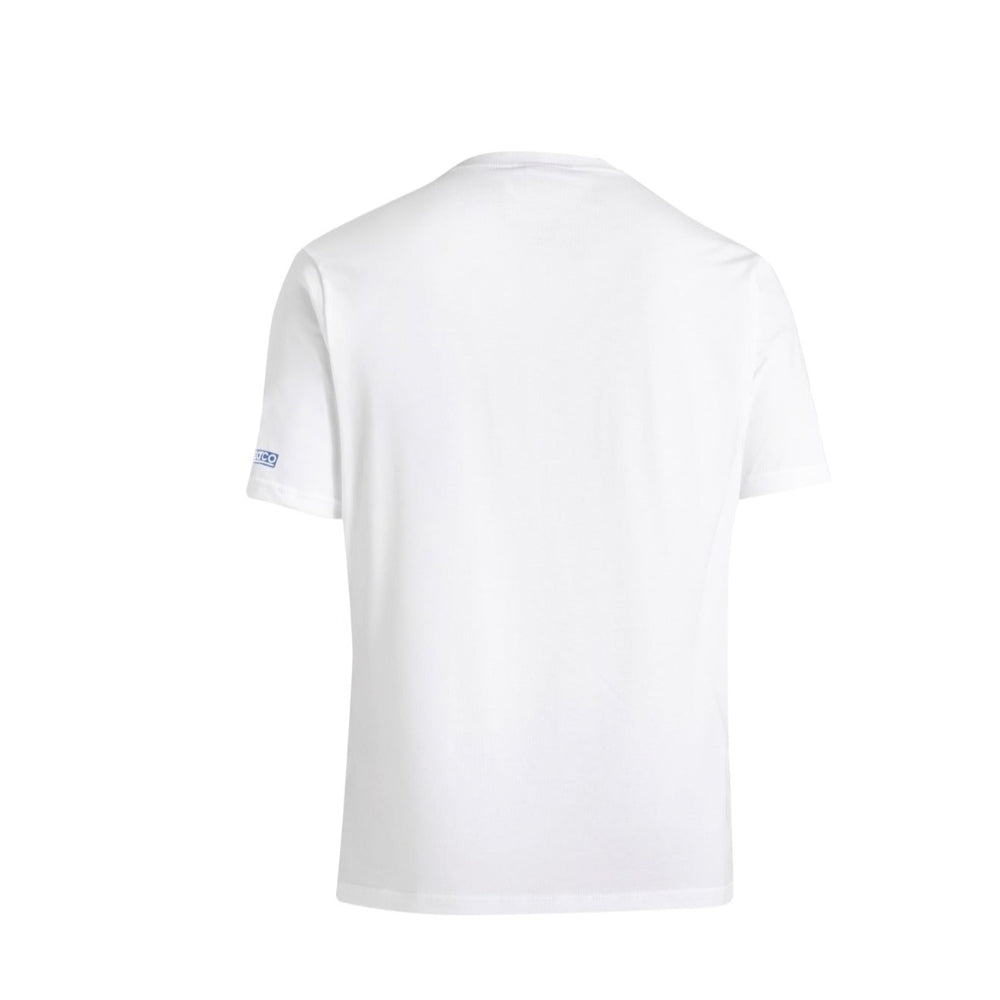 Back view of Sparco Gulf T-Shirt in white