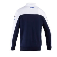 Thumbnail for Rear view of Sparco Martini Half Zip Jacket in white and navy with Sparco logo on back –Image