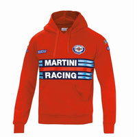 Thumbnail for Red hoodie with Martini Racing logo on a white background