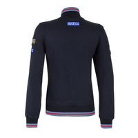 Thumbnail for Sparco Martini Racing Lady Zip Sweatshirt navy back view, white background


