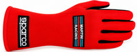 Thumbnail for Sparco Martini Lap red racing glove facing right on a white background