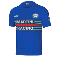 Thumbnail for Blue t-shirt with Martini Racing logo and branding on a white background