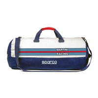 Thumbnail for Sparco Martini Racing duffel bag with blue and red accents on a white background