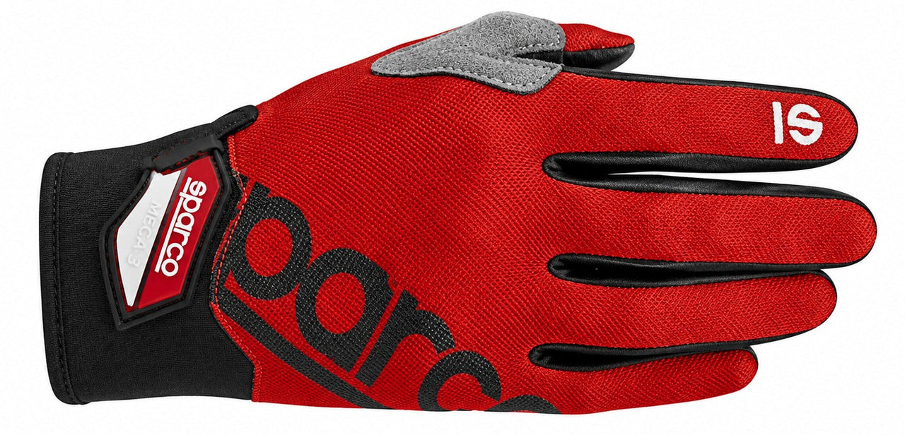 Sparco Meca 3 Mechanics Gloves Red / S