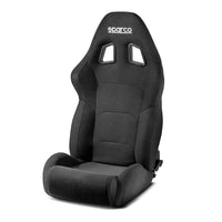 Thumbnail for Black car seat with Sparco branding on a white background