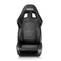 Thumbnail for Sparco R500 racing seat with black leather and signature side bolsters