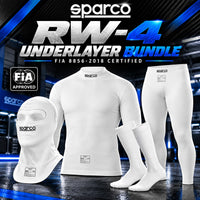Thumbnail for Sparco RW-4 Nomex racing underwear bundle with balaclava, shirt, pants and socks FIA 8856-2018 certified