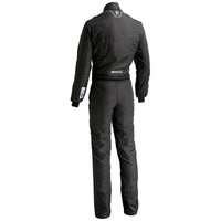 Thumbnail for Sparco Stint racing suit in black back view with Sparco rear waist branding