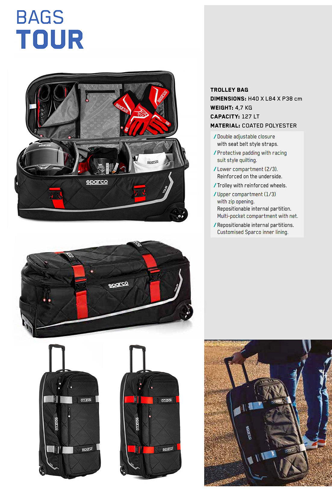 Sparco 016437NRSI Bag Tour