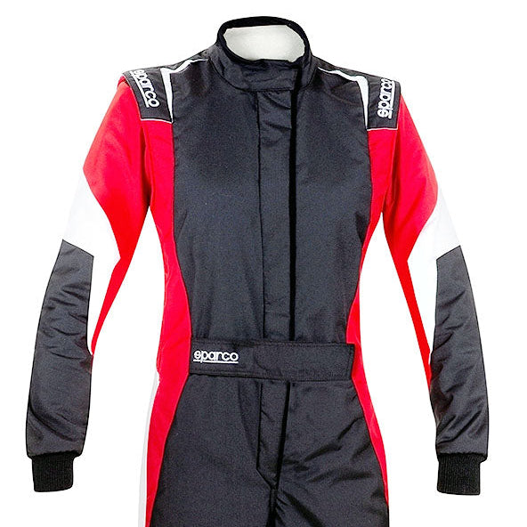 thumbnail image 2 of Sparco Thunder Advanced Kart Suit Black / Red - Zamp Helmets UK 2 of 14