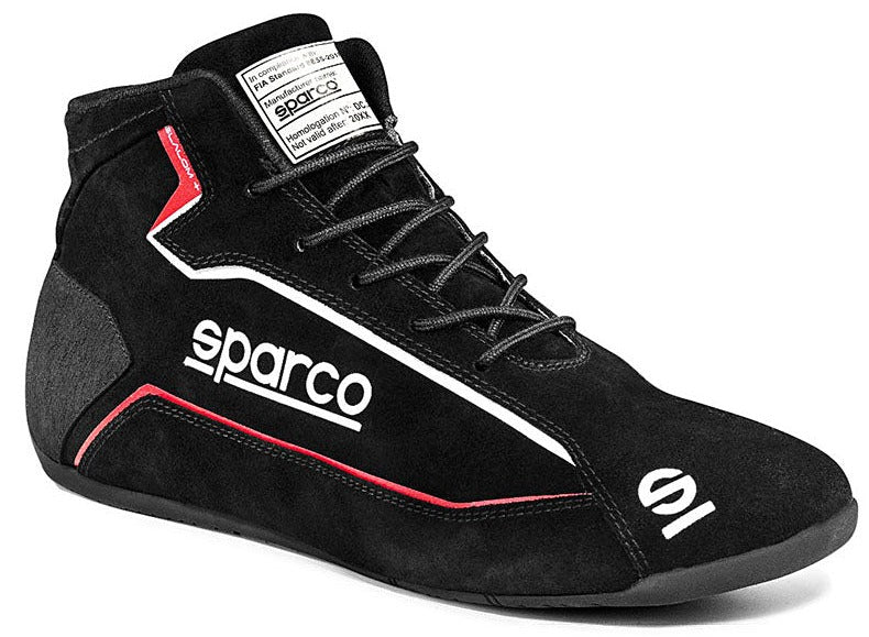 Sparco Slalom+ Suede Racing Shoes Black Profile Image