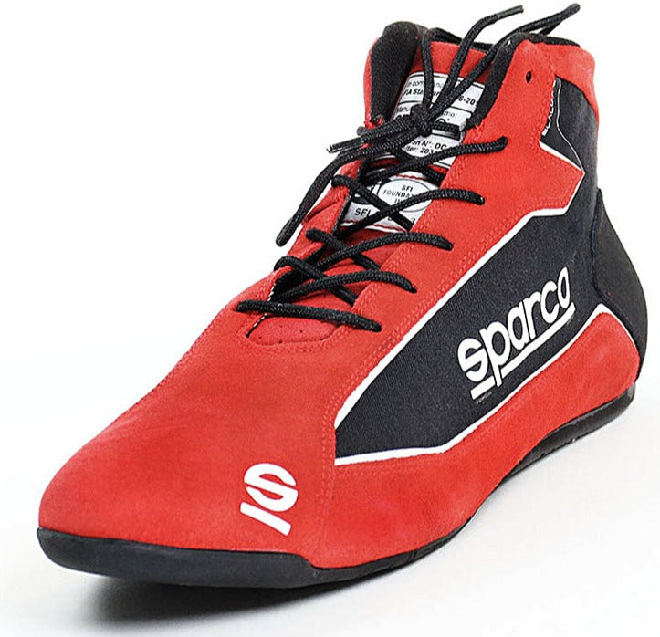 Sparco Slalom+ Fabric Racing Shoes Red / Black Profile Image