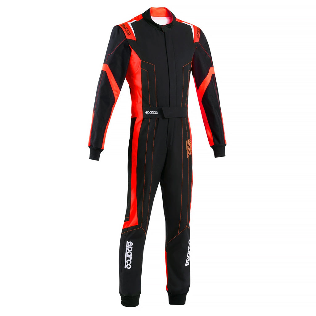 kart racing gear Sparco Thunder Advanced Youth Kart Racing Suit 150 / Yellow/Black