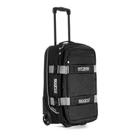 Thumbnail for Sparco Travel roller carry-on racing gear bag in Black and Silver
