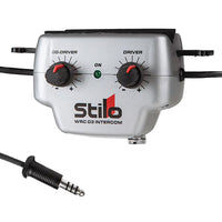Thumbnail for Stilo WRC03 Intercom device with driver & co-driver knobs and wiring on a white background