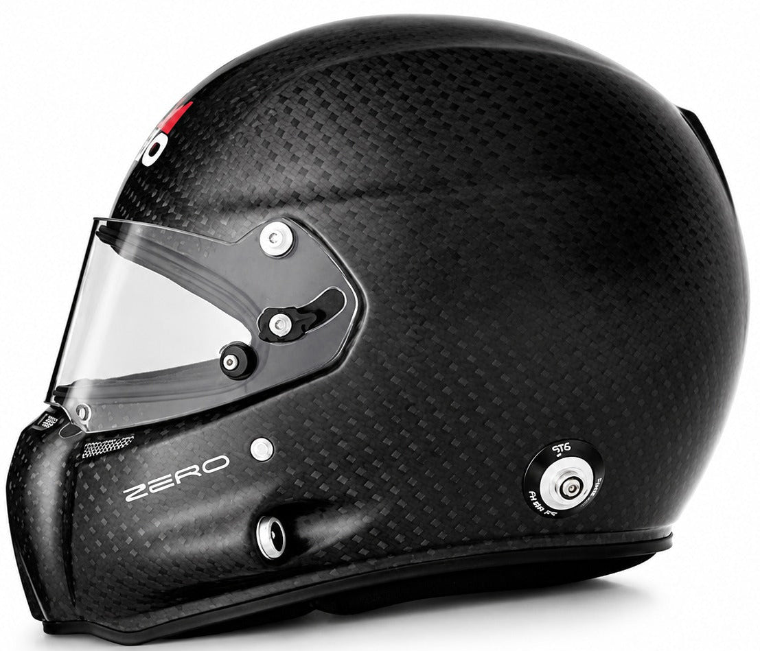Stilo ST5 Zero GT Carbon Fiber Racing Helmet in left-side profile view