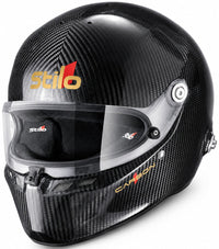 Thumbnail for Stilo ST6 FN ABP Carbon Fiber 8860-2018 Racing Helmet in front-left three-quarter view