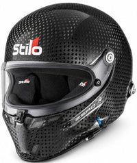 Thumbnail for Stilo ST6 ZERO carbon fiber FIA 8860 racing helmet with clear visor