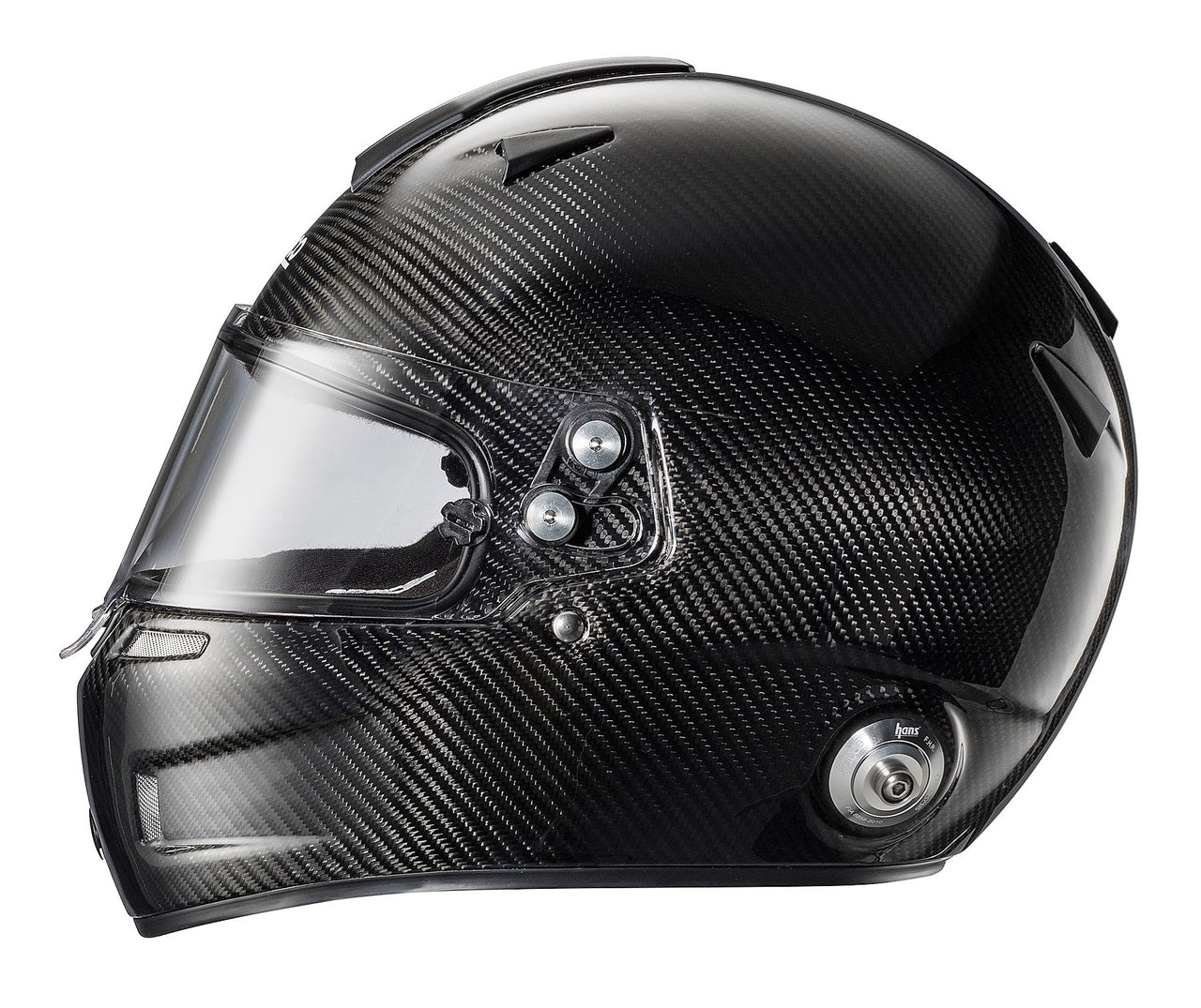 Sparco Sky RF-7W Carbon Fiber Helmet BLACK LINER SIDE IMAGE