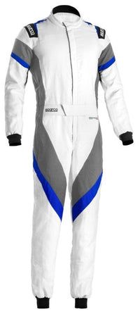 Thumbnail for Sparco Victory Fire Suit 8856-2000 White / Blue Front Image