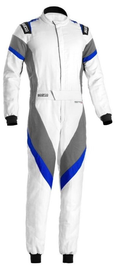 Sparco Victory 2.0 Race Suit FIA 8856-2018 White / Blue Front Image
