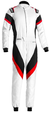 Thumbnail for Sparco Victory Fire Suit 8856-2000 White / Black Front Image