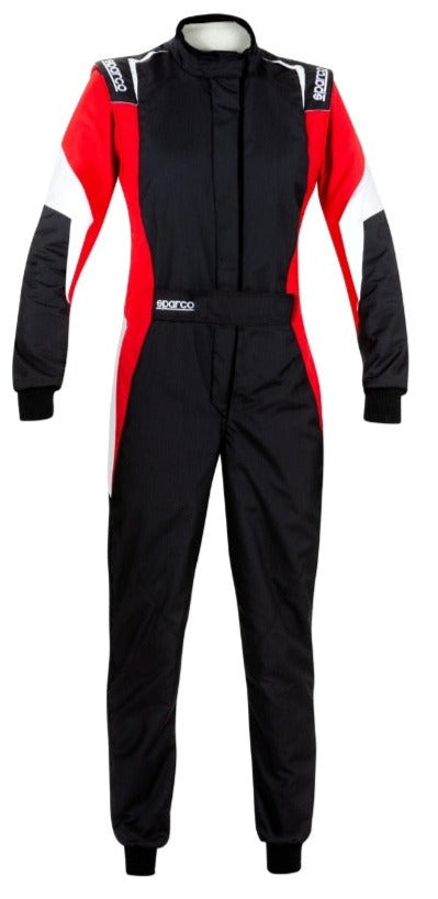 Sparco Competition Lady Fire Suit black / Red Front Image