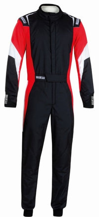 Thumbnail for Sparco Competition Race Suit Black / Red Front Image