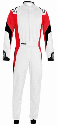 Thumbnail for Sparco Competition Race Suit White / Red Front Image