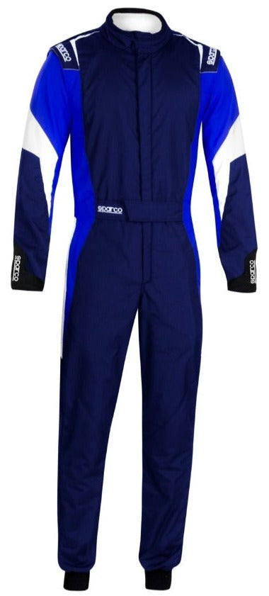 Sparco Competition Race Suit Blue / White Front Image
