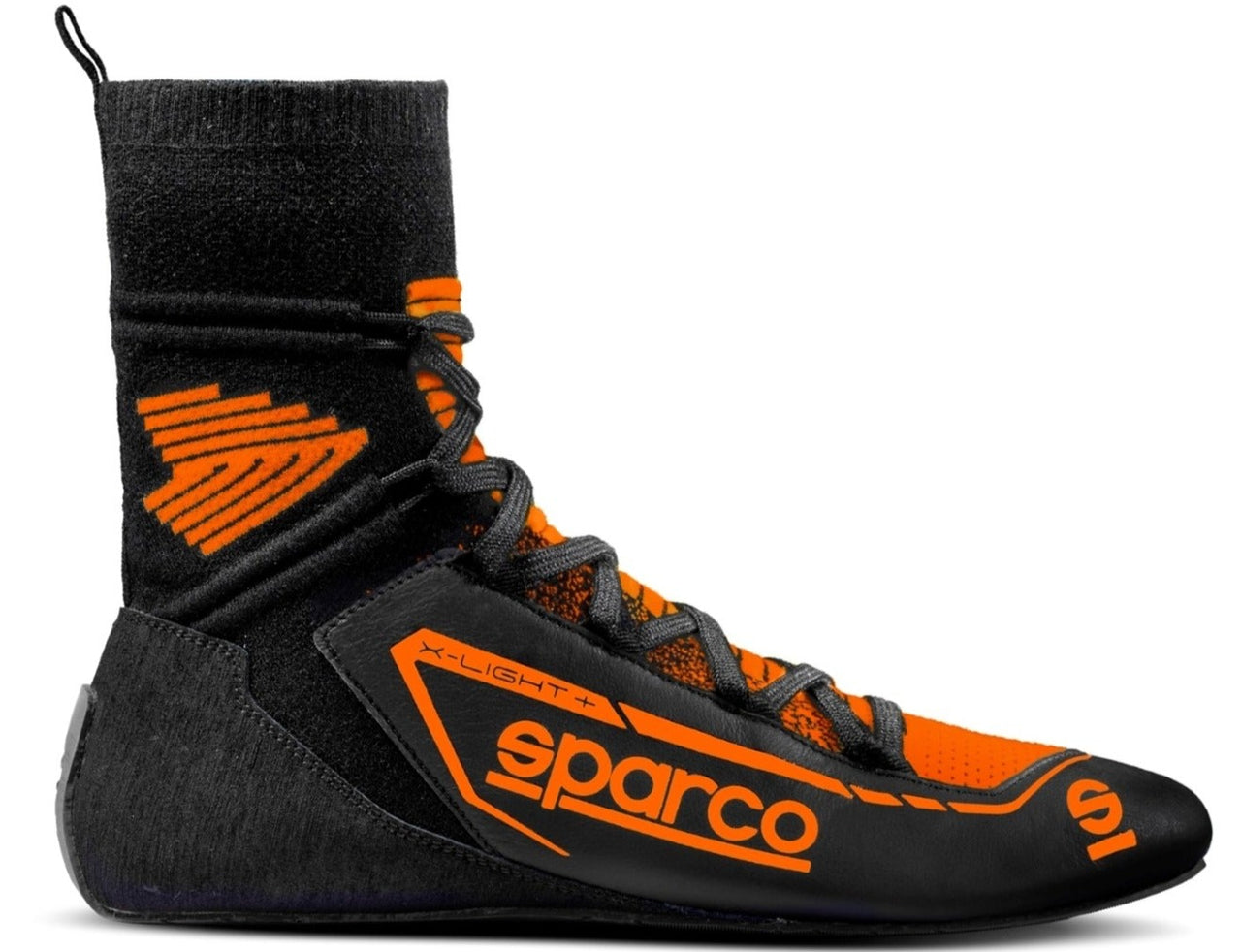 Sparco X-Light+ Racing Shoes Black / Orange Image