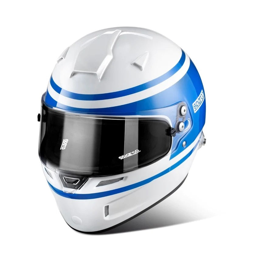 Sparco Air Pro RF-5W 1977 retro styled auto racing helmet for track days and all sports car racing.