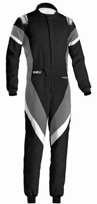 Thumbnail for Sparco Victory Fire Suit 8856-2000 Black / Grey Front Image