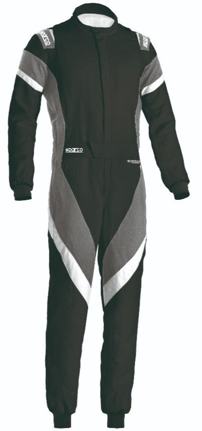 Sparco Victory 2.0 Race Suit FIA 8856-2018 Black / Grey Front Image