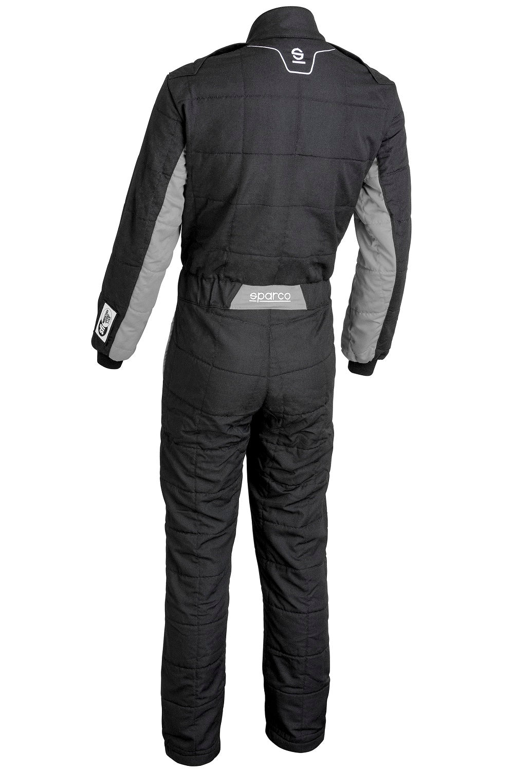 Sparco Conquest 3.0 Race Suit Black / Grey Rear Image