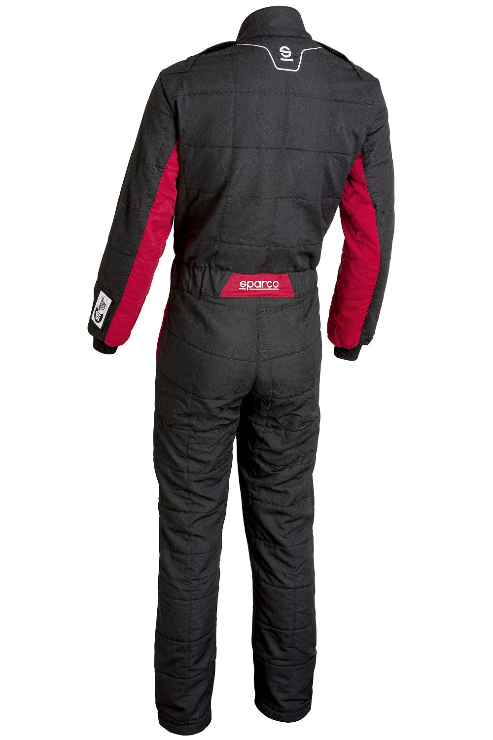 Sparco Conquest 3.0 Race Suit Black / Red Rear Image