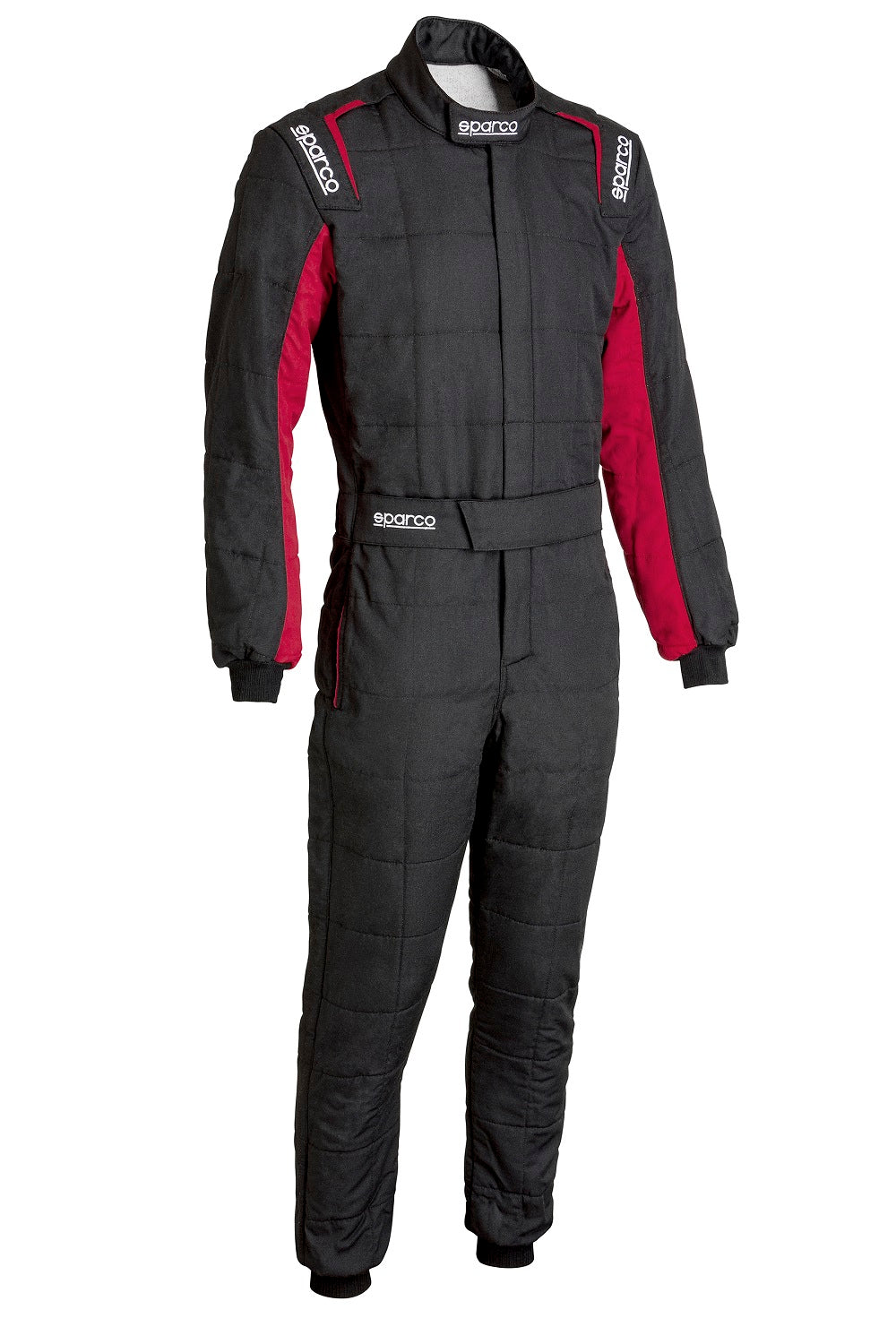 Sparco Conquest 3.0 Race Suit Black / Red Front Image