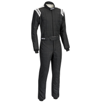 Thumbnail for Sparco Conquest 2.0 Race Suit Black / White Front Image