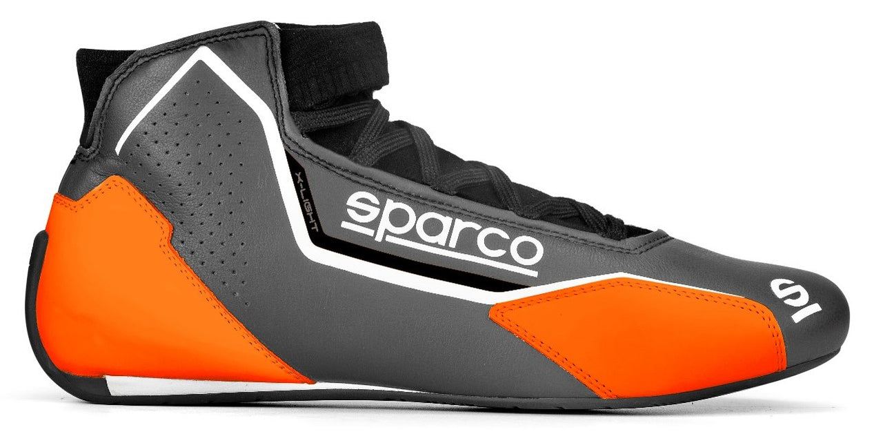 Sparco X-Light Racing Shoes Grey / Orange image