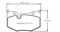 Thumbnail for Pagid Racing Brake Pads No. 8279