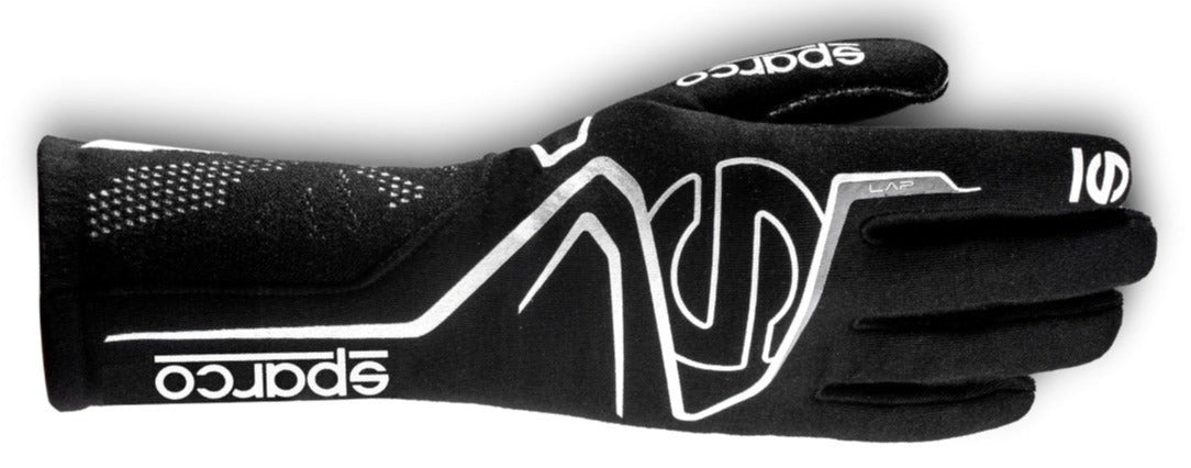 Sparco-Lap-Nomex-Gloves-Black/White-image