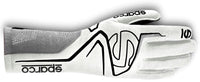 Thumbnail for Sparco-Lap-Nomex-Gloves-White / Black-image